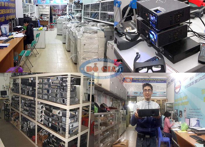 Gian hàng dịch vụ sửa chữa mua bán máy chiếu tại Hải Phòng công ty Đỗ Gia